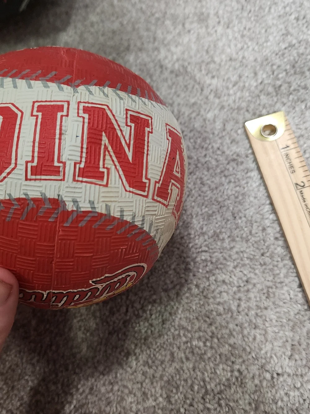 Good Stuff St. Louis Cardinals Red/White MLB Basketball Style Ball